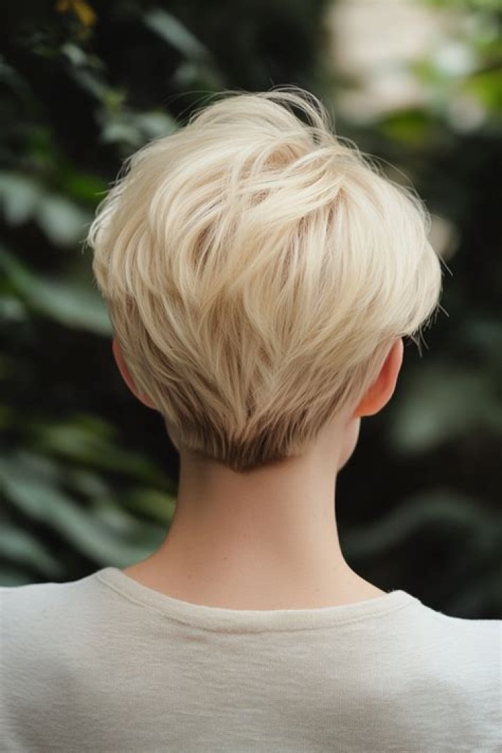 Discovering the Allure of the Short Pixie Cut: Front and Back View