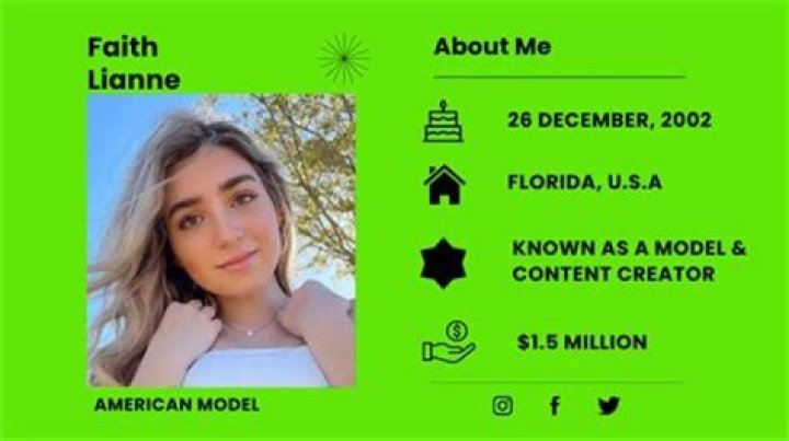 Faith Lianne: The Rising Star of Social Media and Entertainment