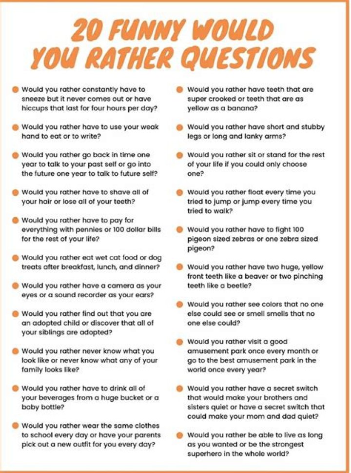 Hardest Would You Rather Questions: Challenge Your Friends!