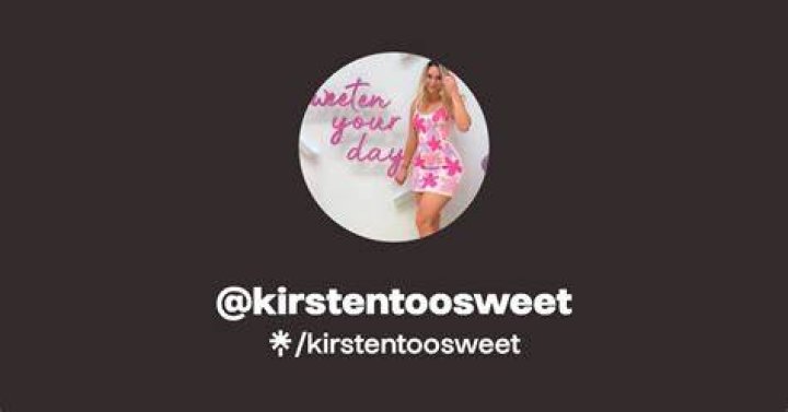 Kirsten Toosweet: The Mystery Behind the Leaked OnlyFans Content