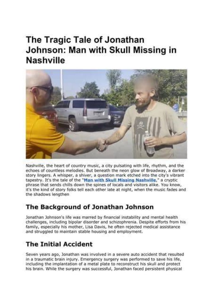 Nashville Dude Missing Skull: The Intriguing Story That Shook the City