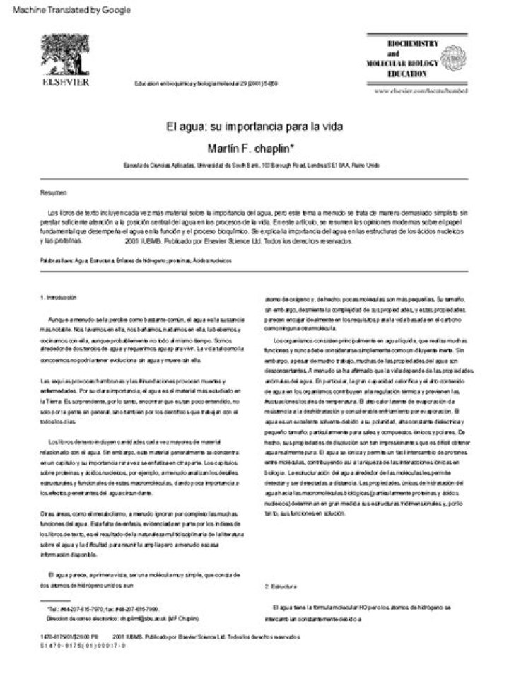 Quiero Agua: The Essence of Life and Its Importance
