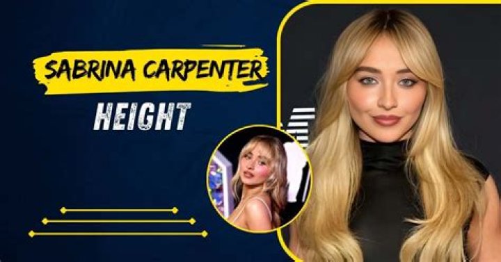 Sabrina Carpenter: Exploring Her Weight and Height