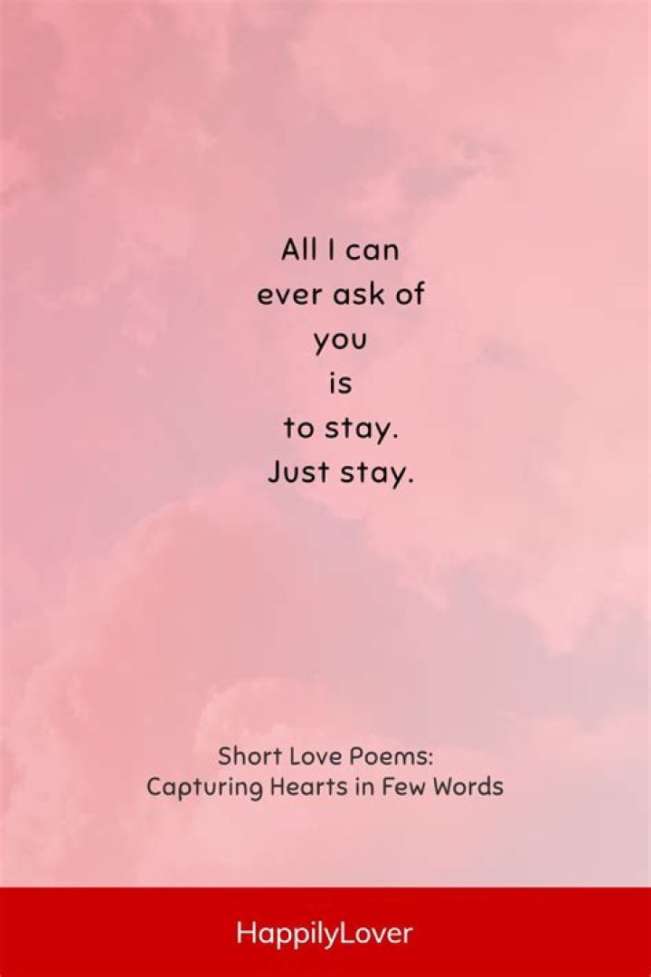 Short Love Poems for Her: Touching Verses to Capture Her Heart