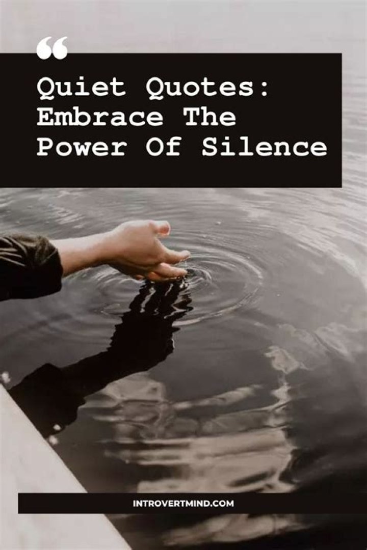 Silence is Love Quotes: Embracing the Power of Quiet Affection