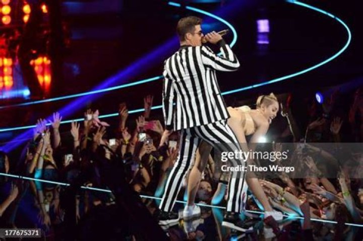 The Iconic 2013 VMA Performance: Robin Thicke and Miley Cyrus