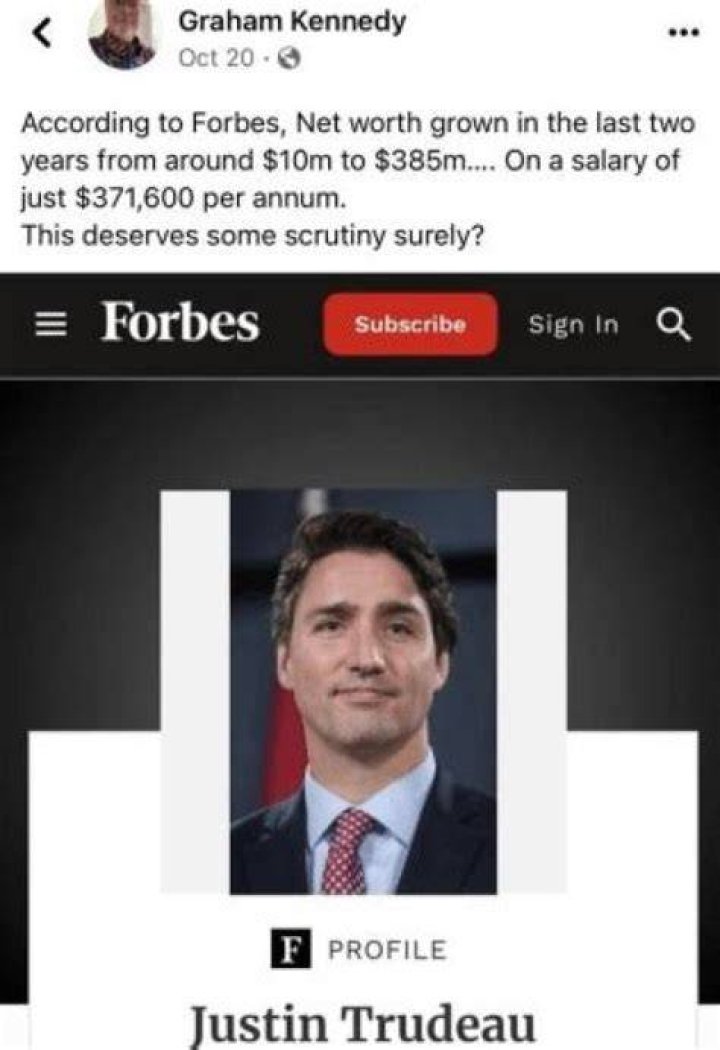 Trudeau Forbes Net Worth: A Comprehensive Analysis