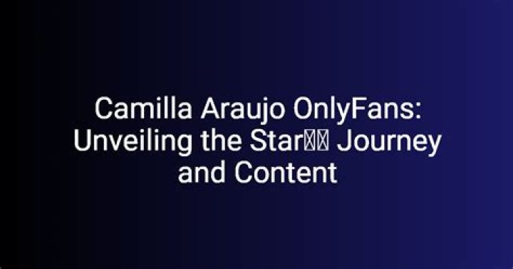 Unveiling the Allure of Camila OnlyFans: A Journey into Exclusive Content