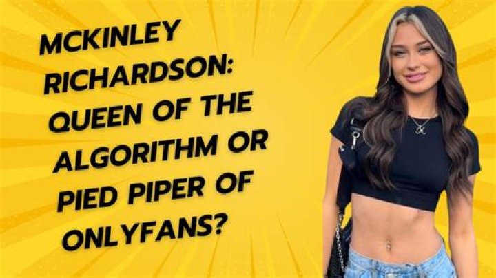 Unveiling the Allure of McKinley Richardson Only Fans