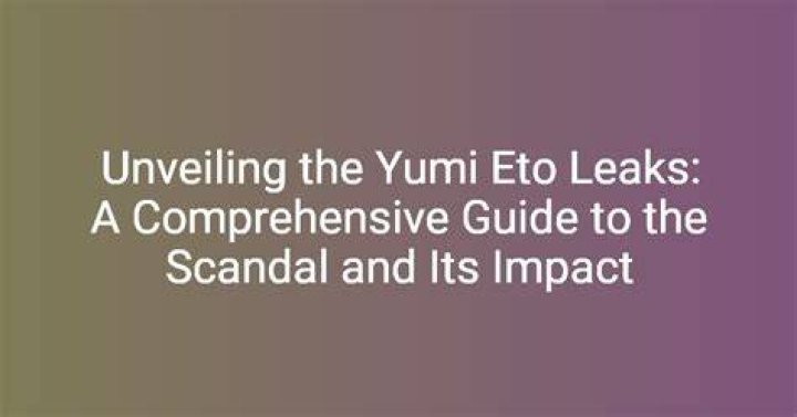 Unveiling the Secrets: Yumi Eto Only Fans Leaks and Beyond