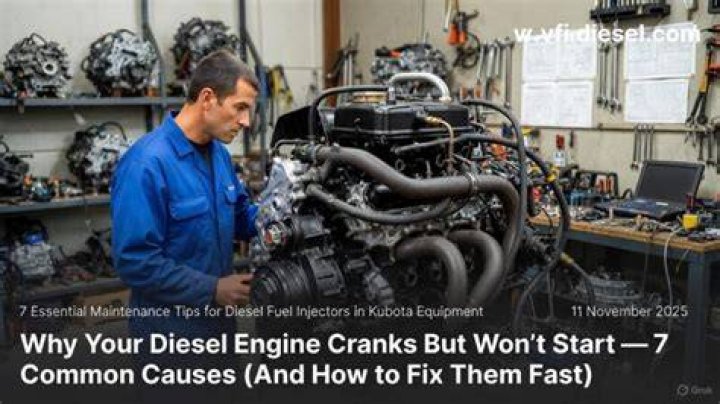 Why Your Engine Cranks But Won't Start: Expert Troubleshooting