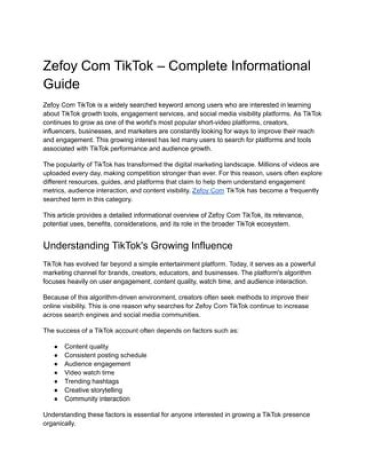 Zefoy Views TikTok: The Ultimate Guide to Boosting Your TikTok Views Safely